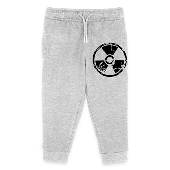 atomique radioactif - Pantalon de jogging enfant bio Stanley/Stella - gris chiné - Devant