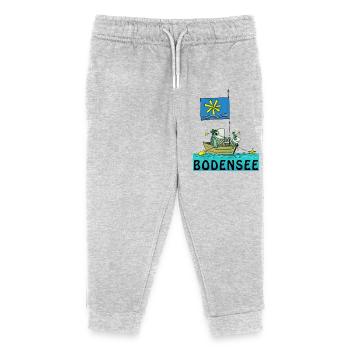 Bodensee - Kinder Organic Jogginghose Mini Mover von Stanley/Stella - Grau meliert - Vorne