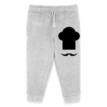 Cuisine - Pantalon de jogging enfant bio Stanley/Stella - gris chiné - Devant