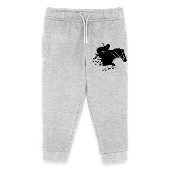 cavalière - Pantalon de jogging enfant bio Stanley/Stella - gris chiné - Devant