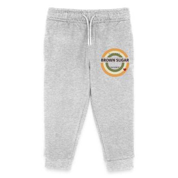 Brown sugar - Kids Organic Sweatpants by Stanley/Stella - heather grey - Front