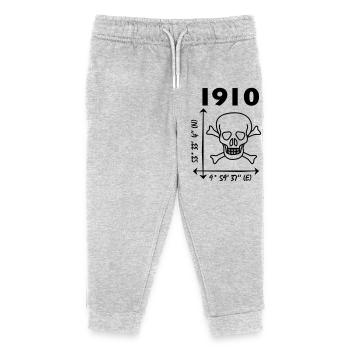 St. Pauli - Kinder Organic Jogginghose Mini Mover von Stanley/Stella - Grau meliert - Vorne