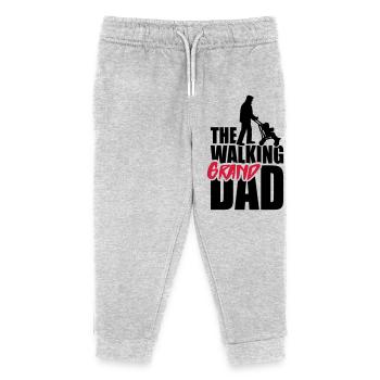 The walking (grand) dad - grandad - Kids Organic Sweatpants by Stanley/Stella - heather grey - Front