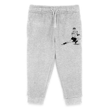 muay thai fight - Kids Organic Sweatpants by Stanley/Stella - heather grey - Front