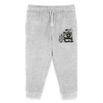 Defender Splash Rear - Kids Organic Sweatpants by Stanley/Stella - heather grey - Front