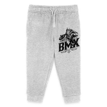 Vélo BMX | Vélo BMX | Cool BMX | Idée cadeau - Pantalon de jogging enfant bio Stanley/Stella - gris chiné - Devant