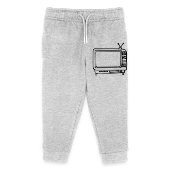 TV - Kids Organic Sweatpants by Stanley/Stella - heather grey - Front