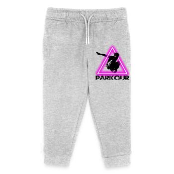 Parkour - Kids Organic Sweatpants by Stanley/Stella - heather grey - Front