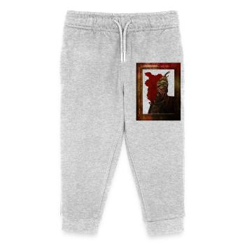 Gjergj Kastrioti - Kids Organic Sweatpants by Stanley/Stella - heather grey - Front
