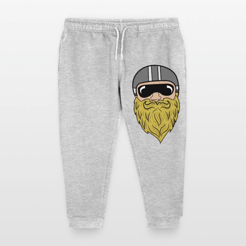 Bart Ziegenbart Bartfrisur Schnurrbart Bartträger Kinder Organic Jogginghose Mini Mover von Stanley/Stella