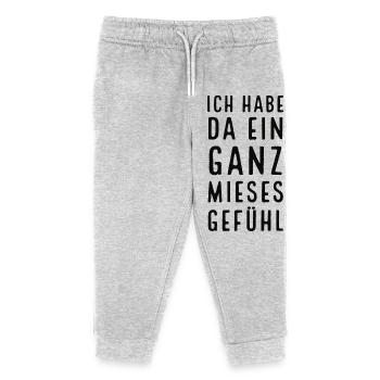 Science Fiction Film-Zitat - Sci-fi Spruch - Kinder Organic Jogginghose Mini Mover von Stanley/Stella - Grau meliert - Vorne