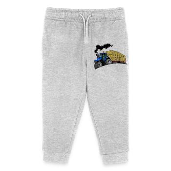 Panier BlueTractor TM120 - Pantalon de jogging enfant bio Stanley/Stella - gris chiné - Devant