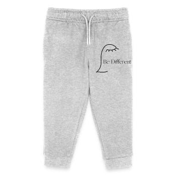 Be different from others - Kids Organic Sweatpants by Stanley/Stella - heather grey - Front