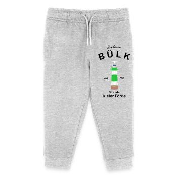 Leuchtturm Bülk, Strande, Kieler Förde, Ostsee - Kinder Organic Jogginghose Mini Mover von Stanley/Stella - Grau meliert - Vorne