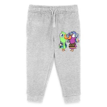 Mist Biene Steama - Kinder Organic Jogginghose Mini Mover von Stanley/Stella - Grau meliert - Vorne