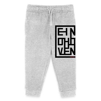 EINDHOVEN Poster Style – Urban City Design - Kinder Organic Jogginghose Mini Mover von Stanley/Stella - Grau meliert - Vorne