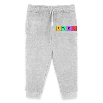 Manga Disant Animation Anime Japonaise Extrême-Orient - Pantalon de jogging enfant bio Stanley/Stella - gris chiné - Devant
