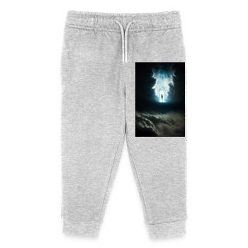 GOD 05 - Kids Organic Sweatpants by Stanley/Stella - heather grey - Front