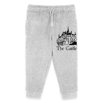 The Black Castle - Kids Organic Sweatpants by Stanley/Stella - heather grey - Front