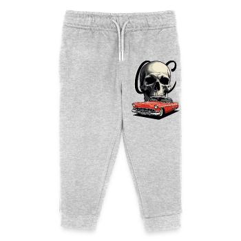 Classic Cars 1950 - Kids Organic Sweatpants by Stanley/Stella - heather grey - Front