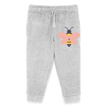 Bumblebee - Kids Organic Sweatpants by Stanley/Stella - heather grey - Front