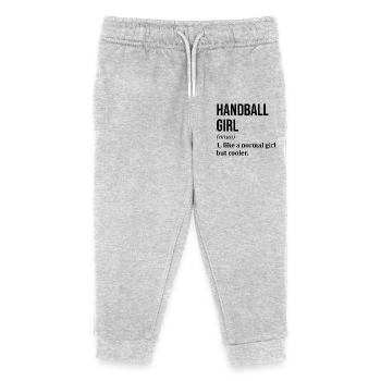 Handball - Kids Organic Sweatpants by Stanley/Stella - heather grey - Front