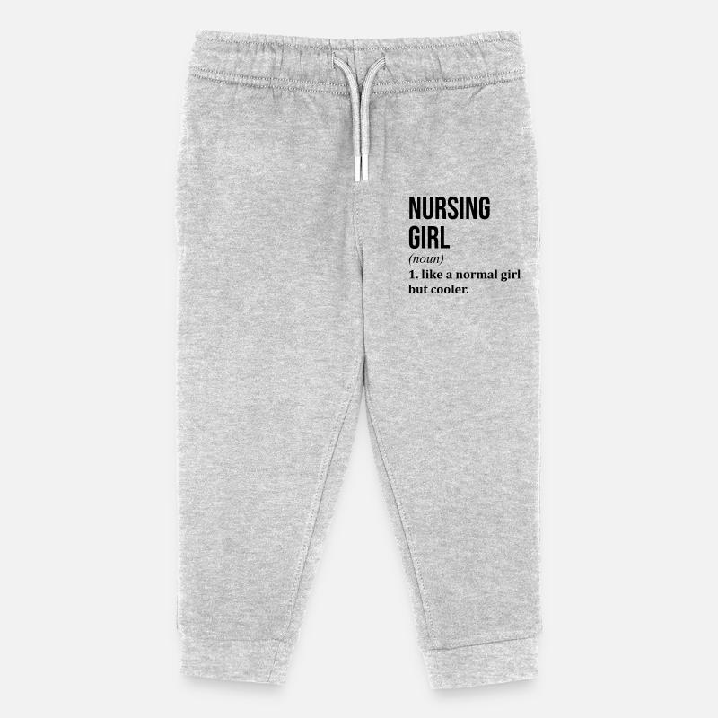 Infirmier - Pantalon de jogging enfant bio Stanley/Stella - gris chiné