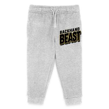 Chemise de tennis revers Rückhand Beast - Pantalon de jogging enfant bio Stanley/Stella - gris chiné - Devant