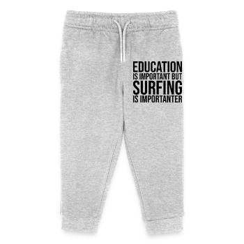 surf - Pantalon de jogging enfant bio Stanley/Stella - gris chiné - Devant