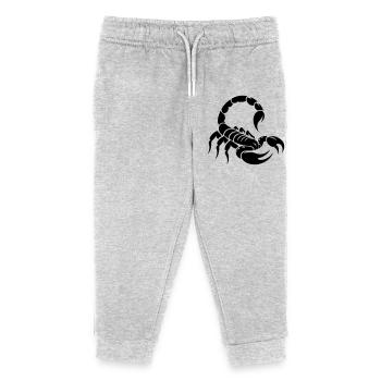 Scorpio 2 - Kids Organic Sweatpants by Stanley/Stella - heather grey - Front