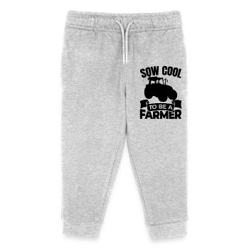 Farmer Joke - Kids Organic Sweatpants by Stanley/Stella - heather grey - Front