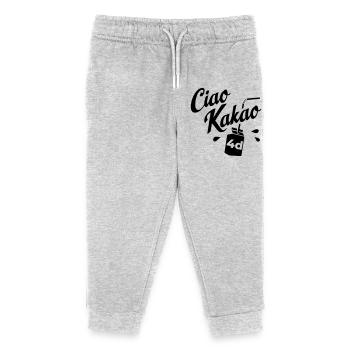 Abschlussklasse 4d - Kinder Organic Jogginghose Mini Mover von Stanley/Stella - Grau meliert - Vorne