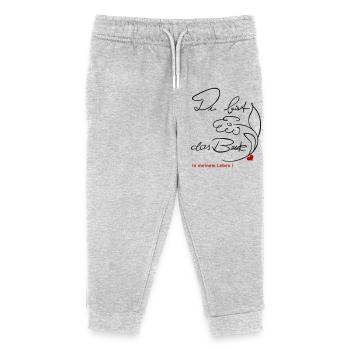 You are the best - Kids Organic Sweatpants by Stanley/Stella - heather grey - Front