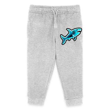Hai - Kinder Organic Jogginghose Mini Mover von Stanley/Stella - Grau meliert - Vorne