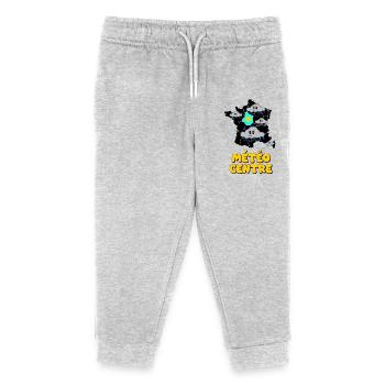 Weather center - Kids Organic Sweatpants by Stanley/Stella - heather grey - Front