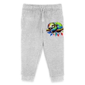 Paresse - Pantalon de jogging enfant bio Stanley/Stella - gris chiné - Devant