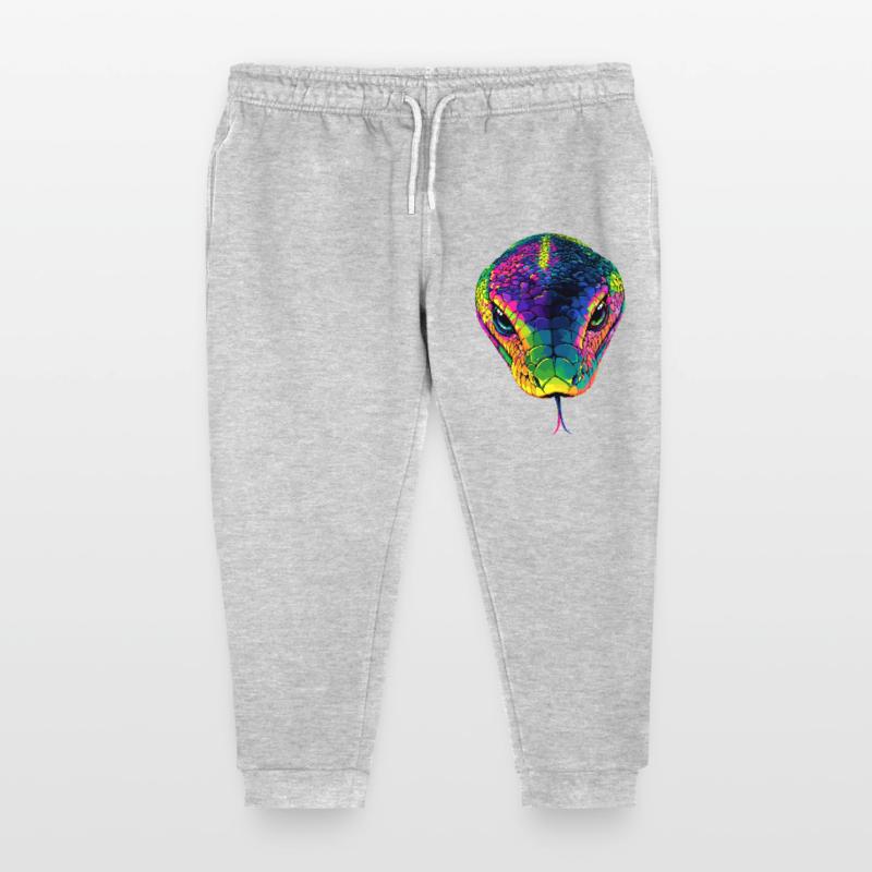 Serpent Python Cobra Mamba Serpent à sonnettes Serpent Pantalon de jogging enfant bio Stanley/Stella