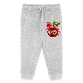 COSTUMES D’HALLOWEEN CERISES - Pantalon de jogging enfant bio Stanley/Stella - gris chiné - Devant