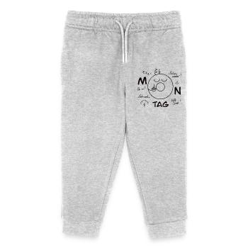 Monday Blues - Kids Organic Sweatpants by Stanley/Stella - heather grey - Front