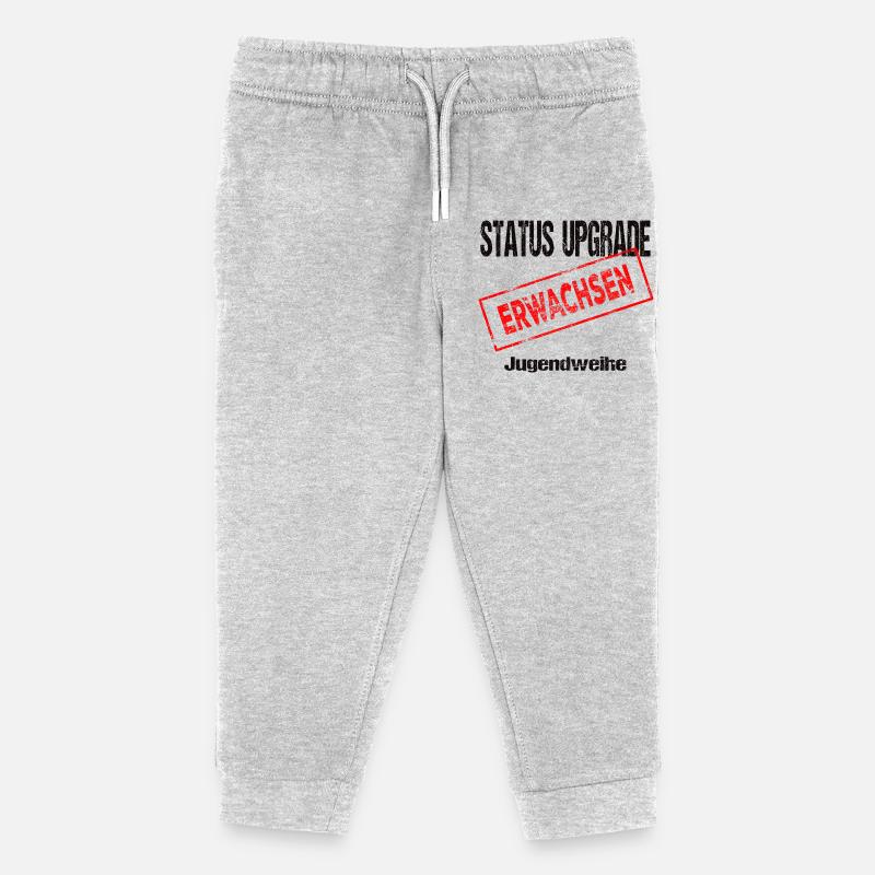 Jugendweihe - Jugendweihe 2026 - Kinder Organic Jogginghose Mini Mover von Stanley/Stella - Grau meliert