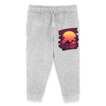 Camel - Kids Organic Sweatpants by Stanley/Stella - heather grey - Front