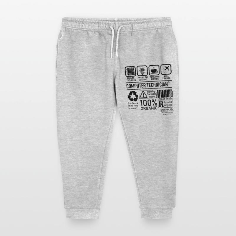 Computer Technician multi tasking problem solving Kids Organic Sweatpants by Stanley/Stella