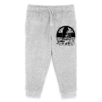 Surf - Pantalon de jogging enfant bio Stanley/Stella - gris chiné - Devant