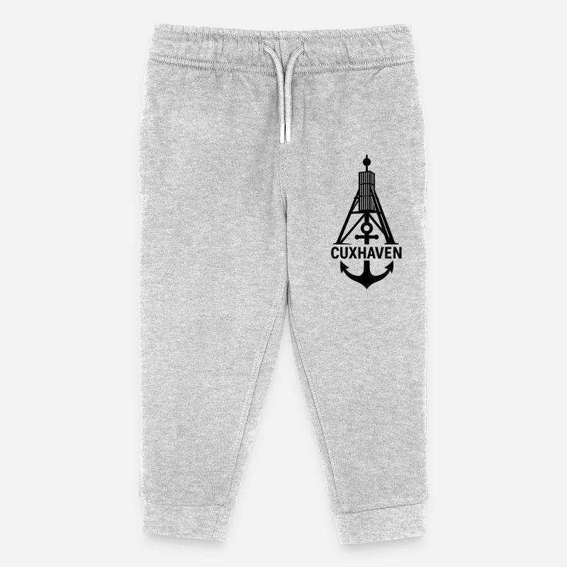 Kugelbake anker cuxhaven - Pantalon de jogging enfant bio Stanley/Stella - gris chiné