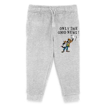 Log delivery chat - Kids Organic Sweatpants by Stanley/Stella - heather grey - Front