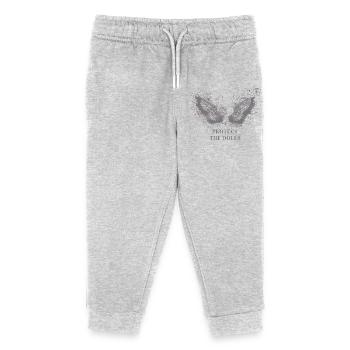 angelwings,protect the dolls, engelsflügel, lgbt - Kinder Organic Jogginghose Mini Mover von Stanley/Stella - Grau meliert - Vorne