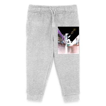 Blessolution "Balance" - Kinder Organic Jogginghose Mini Mover von Stanley/Stella - Grau meliert - Vorne