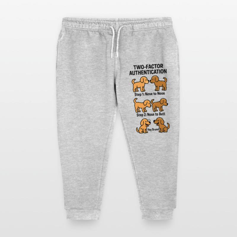 Two Factor Authentication Hunde Kinder Organic Jogginghose Mini Mover von Stanley/Stella