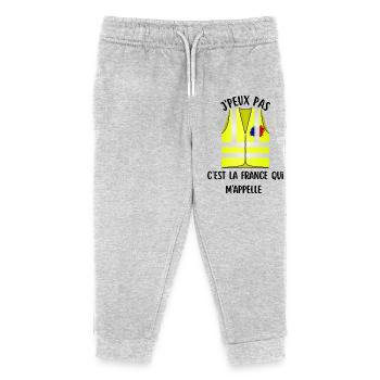 I can't - Kids Organic Sweatpants by Stanley/Stella - heather grey - Front