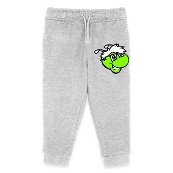 Nerd Chenille Geek Intelligent Ver Lunettes à monture d'écaille Intelligent - Pantalon de jogging enfant bio Stanley/Stella - gris chiné - Devant